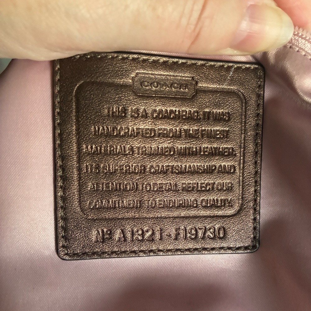 Coach Signature Optic Chain Bag - Picture 7 of 14
